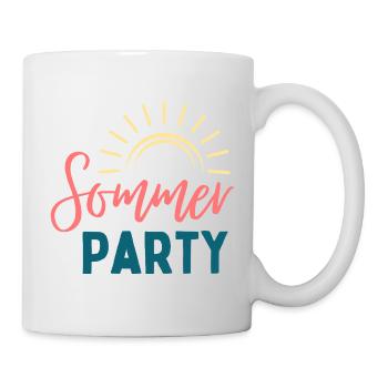 Summer Party Sunbeam Logo - Mug - white - Right