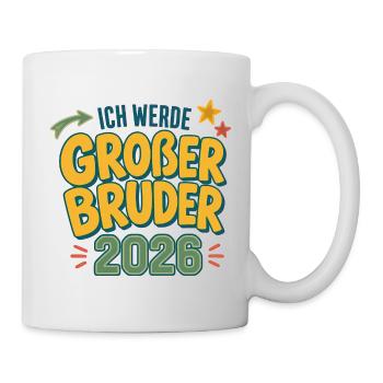 Großer Bruder 2026 - Tasse - Weiß - Rechts
