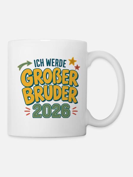 Großer Bruder 2026 - Tasse - Weiß