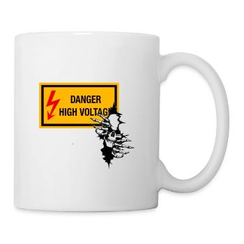 Danger Voltage Skull Graphic - Mug - white - Right