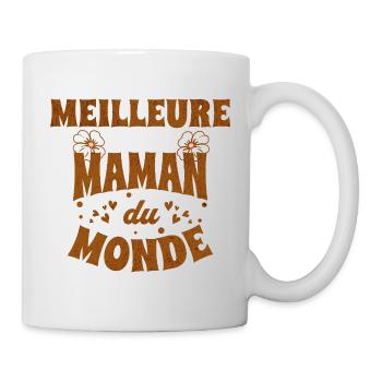 Meilleure Maman du Monde - cadeau pour mère - Mug blanc - blanc - Droite