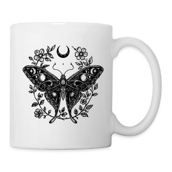 MoonLight Moth  - Mug blanc - blanc - Droite