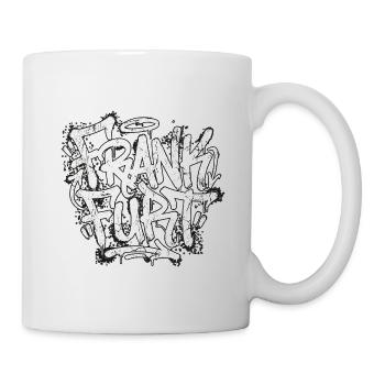 Frankfurt Graffiti Hip Hop - Tasse - Weiß - Rechts