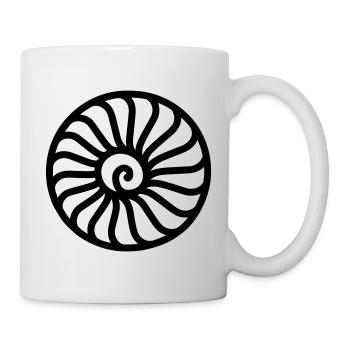 fossile - Mug blanc - blanc - Droite