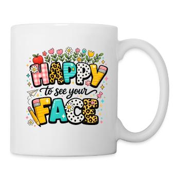 Happy to See Your Face - Mug - white - Right