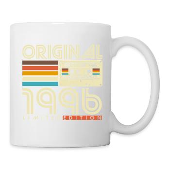 Original 1996 Jahrgang Vintage Retro Geburtstag - Tasse - Weiß - Rechts
