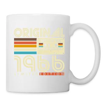 1966 Geburtstag Retro Jahrgang Vintage Geschenk - Tasse - Weiß - Rechts