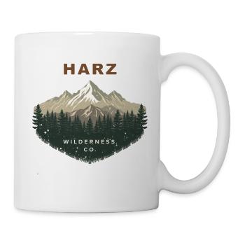Harz Wilderness Co. | Vintage Outdoor - Tasse - Weiß - Rechts