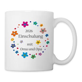 Einschulung 2026  - Tasse - Weiß - Rechts