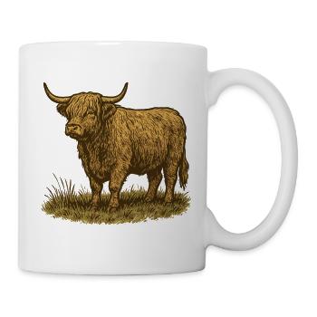 Highland cattle - Mug - white - Right