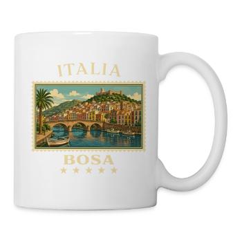Italien Bosa Vintage Reisemarke - Tasse - Weiß - Rechts