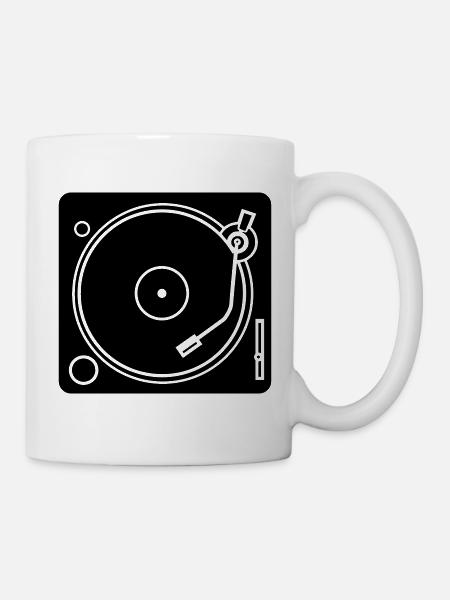 Vinyl - Tasse - Weiß