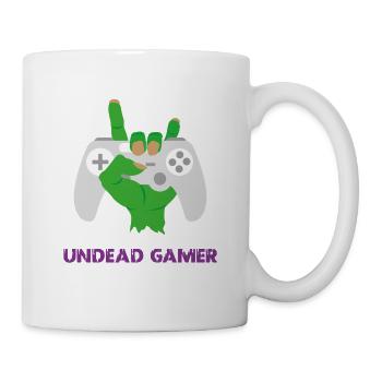 Untoter Gamer-Zombie-Humor - Tasse - Weiß - Rechts
