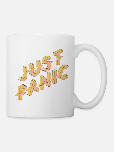 Justy Paklic 3D Schriftzug - Tasse - Weiß