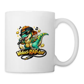 Veloci-Rap-Tor - Tasse - Weiß - Rechts