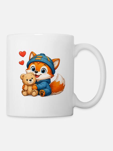 27_Miofox_Baby_6 - Tasse - Weiß