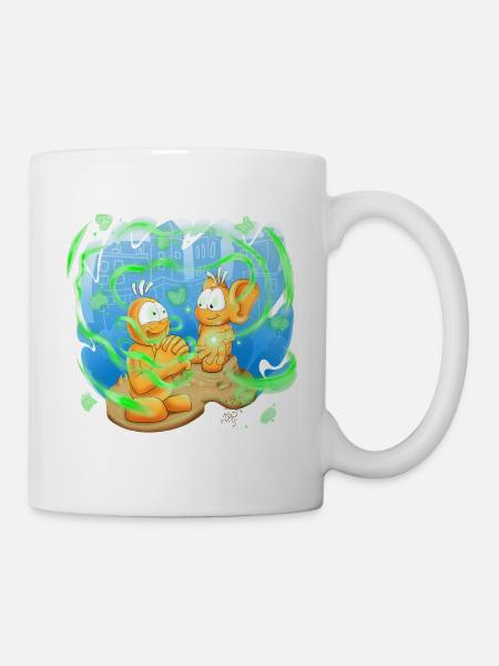 Neon Orb Friends - Mug - white