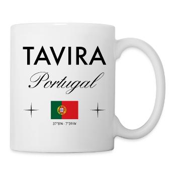 Tavira Portugal Coordinates Travel Souvenir - Mug - white - Right