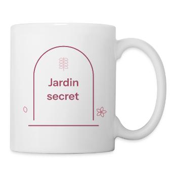 Secret Garden — Minimalist floral - Mug - white - Right