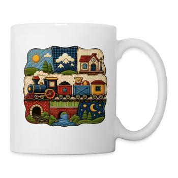 Children's Train Landscape Motif - Mug - white - Right