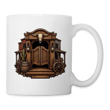 Western Skull Saloon - Mug - white - Right