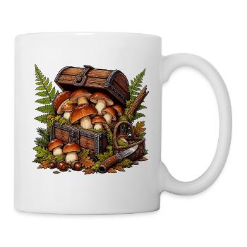 Forest Mushroom Treasure Chest - Mug - white - Right