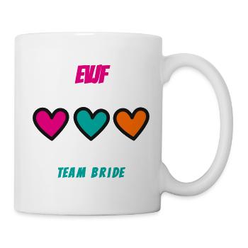 Bachelorette party. BRIDE. TEAM. TEAM MARIEE. BRIDE-TO-BE - Mug - white - Right