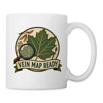 VEIN MAP READY - Tasse - Weiß - Rechts