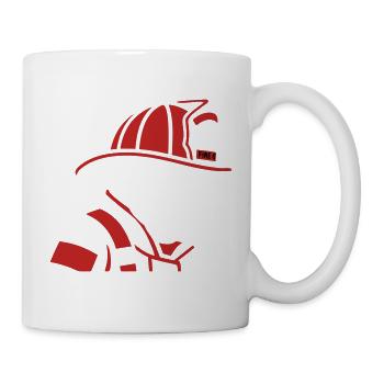 Firefighter Dog Profile Icon - Mug - white - Right