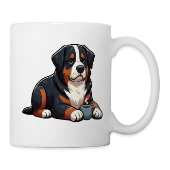 Berner Sennenhund Sennenhunde Sennen Besitzer - Tasse - Weiß - Rechts