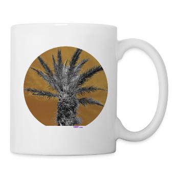 Retro-Handfläche - Tasse - Weiß - Rechts