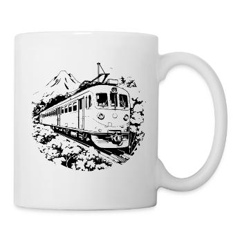 Eisenbahn - Tasse - Weiß - Rechts