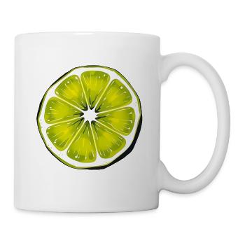 Lime - Tasse - Weiß - Rechts
