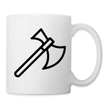Axt - Tasse - Weiß - Rechts