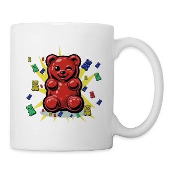 Gute Laune Gummibär - Tasse - Weiß - Rechts