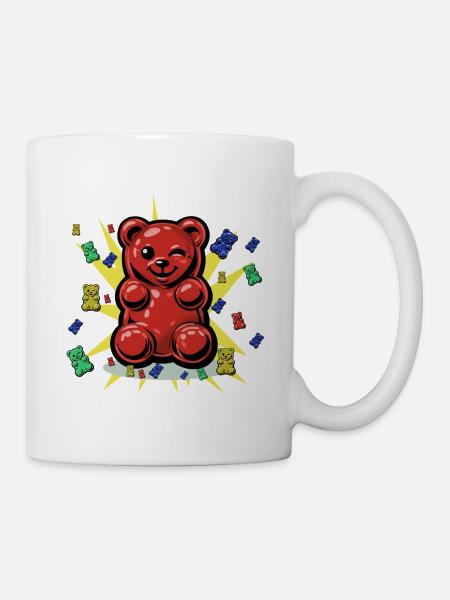 Gute Laune Gummibär - Tasse - Weiß