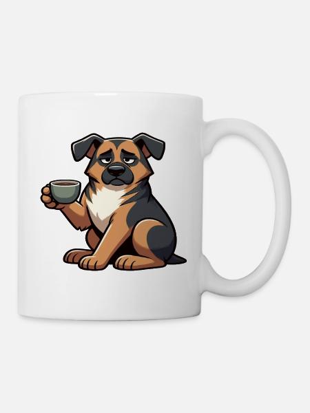 Deutscher Schäferhund Schäferhunde Schäferhunde - Tasse - Weiß