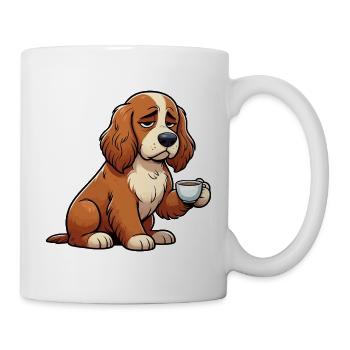 Cocker Spaniel Cockerhund Cocker Spaniel Besitzer - Tasse - Weiß - Rechts