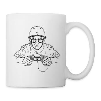 Videospiele Liebhaber - Tasse - Weiß - Rechts