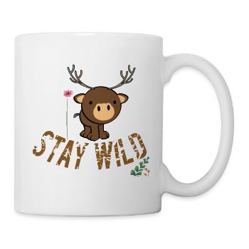 Stay Wild  - Tasse - Weiß - Rechts