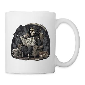 Sensenmann Sessel - Tasse - Weiß - Rechts