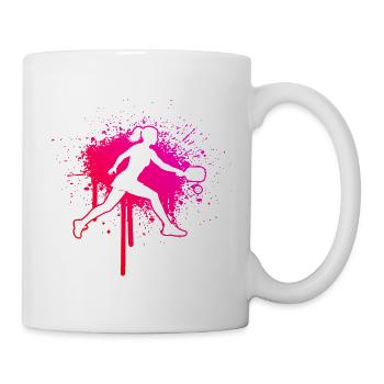 Pickleball athlete Geschenkidee für den Geburtstag - Tasse - Weiß - Rechts