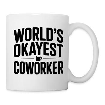 Der beste Kollege der Welt - Tasse - Weiß - Rechts