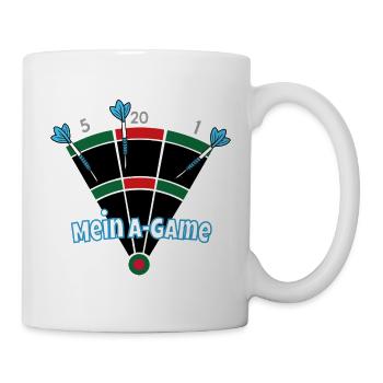Mein A-Game - Tasse - Weiß - Rechts