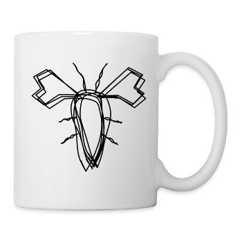 Hummer handgezeichnet - Tasse - Weiß - Rechts