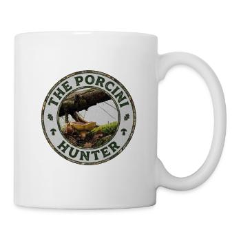 Porcini-Jägerabzeichen - Tasse - Weiß - Rechts