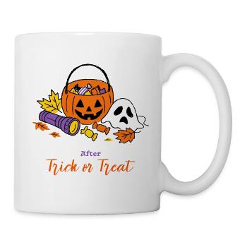 Halloween-Süßigkeiten - Tasse - Weiß - Rechts
