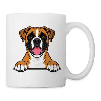 Boxer - Tasse - Weiß - Rechts