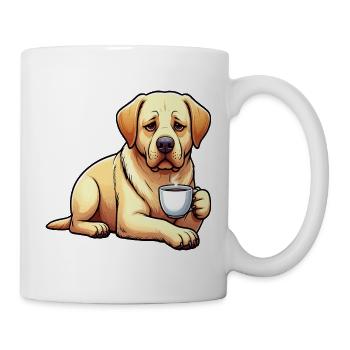 Labrador Labradorbesitzer Labradorliebhaber Labbi - Tasse - Weiß - Rechts