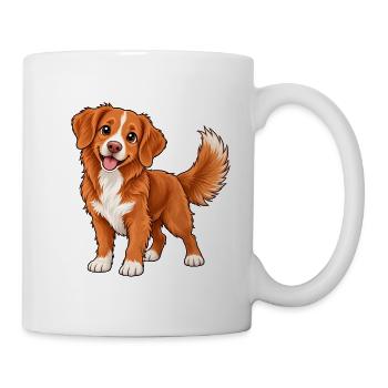 Nova Scotia Retriever Kawaii Style - Tasse - Weiß - Rechts